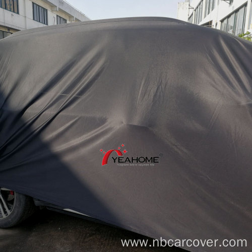 Shiny 2-Side Stretch Indoor Car Cover Universal Fits